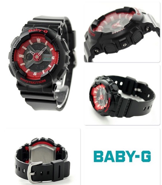 ผ่อนเดือนละ379-casio-baby-g-ba-110sn-2a-ของแ-ท้100-พร้อมส่ง-ประกัน-1-ปี