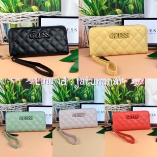 Guess Quilted Long Wallet