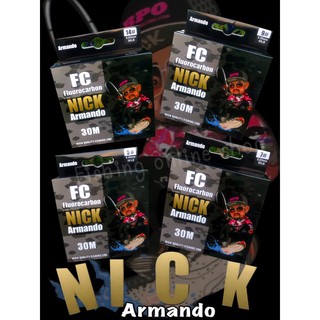 สายช๊อคลีด ฟูโอคาร์บอน 100% SHOCK LEADER FLUOROCARBON NICK ARMANDO