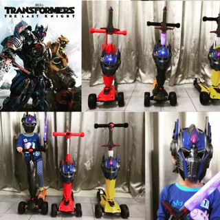 สกู๊ตเตอร์Transformer...🛴 คันใหญ่ มีดาบ มีไฟ พับเก็บได้