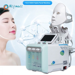 Hlfmall 7 in 1 H2 O2 Hydra Facial Dermabrasion Water Oxygen Aqua Peeling Vacuum Skin Clean Beauty Machine 59DZ