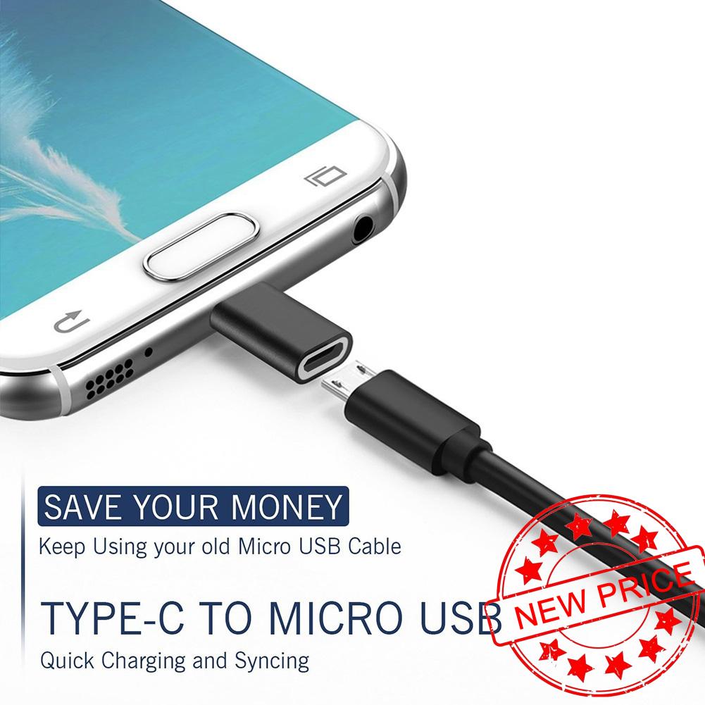 อะแดปเตอร์ชาร์จโทรศัพท์มือถือ type c type - c เป็น micro V8 Android ...