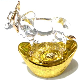 วัวแก้วก้อนทอง เป็นสัญลักษณ์ของความอดทนขยันซื่อสัตย์หนุนนำโชคลาภเงินทอง