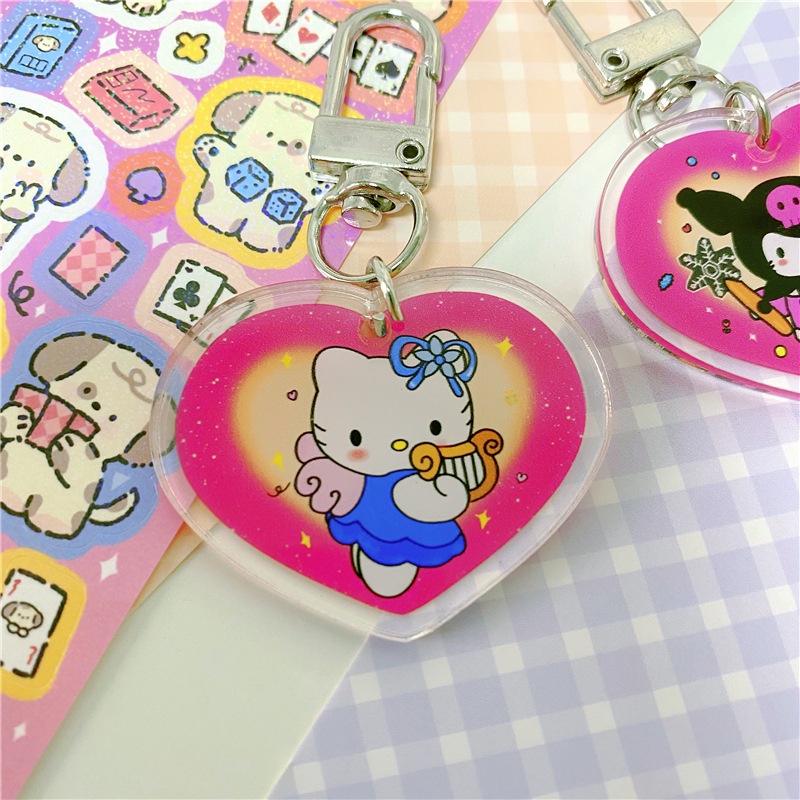 พร้อมส่ง-sweet-and-dark-keychain-พวงกุญแจน่ารัก-พวงกุญแจอะคริลิค