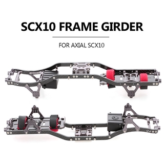 กรอบ Girder คาร์บอนกราไฟท์แชสซีมืออาชีพกรอบรางสำหรับ 1/10 Axial SCX10 RC Crawler รถบรรทุกรถออฟโรด