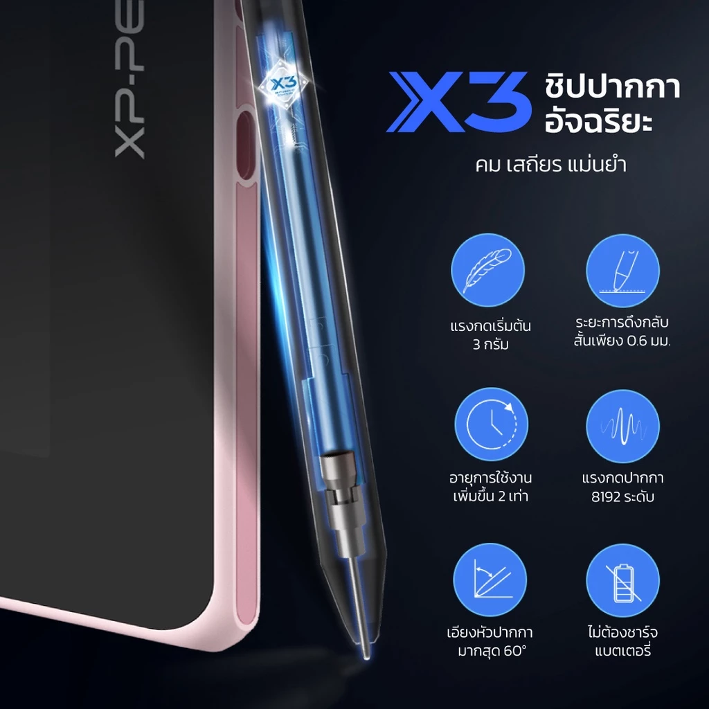 XPPen Artist 13 (2nd Gen) เมาส์ปากกา จอวาดรูป ขนาด 13.3 นิ้ว รับประกัน 2 ปี https://wayoza.com