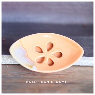 Baansuan Ceramic ที่วางสบู่ เซรามิค เซ็ทห้องน้ำ