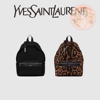 ราคาต่ำสุดของ Shopee 🔥 ของแท้ 100% 🎁 Yves Saint Laurent ใหม่เอี่ยม CITY กระเป๋าเป้ผ้าใบขนาดเล็ก