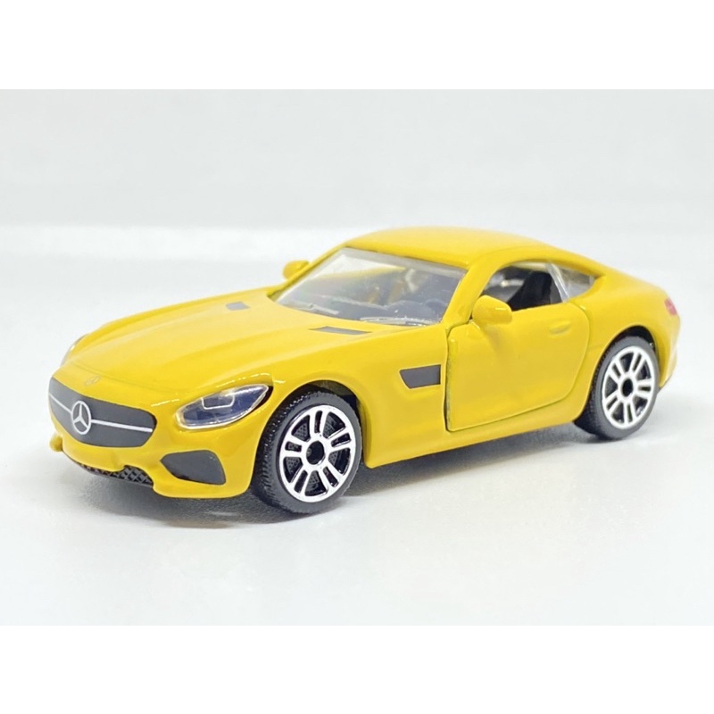Voiture Miniature Majorette Mercedes-AMG GT R Blanche - Échelle 1:61, Modèle ParkNShop