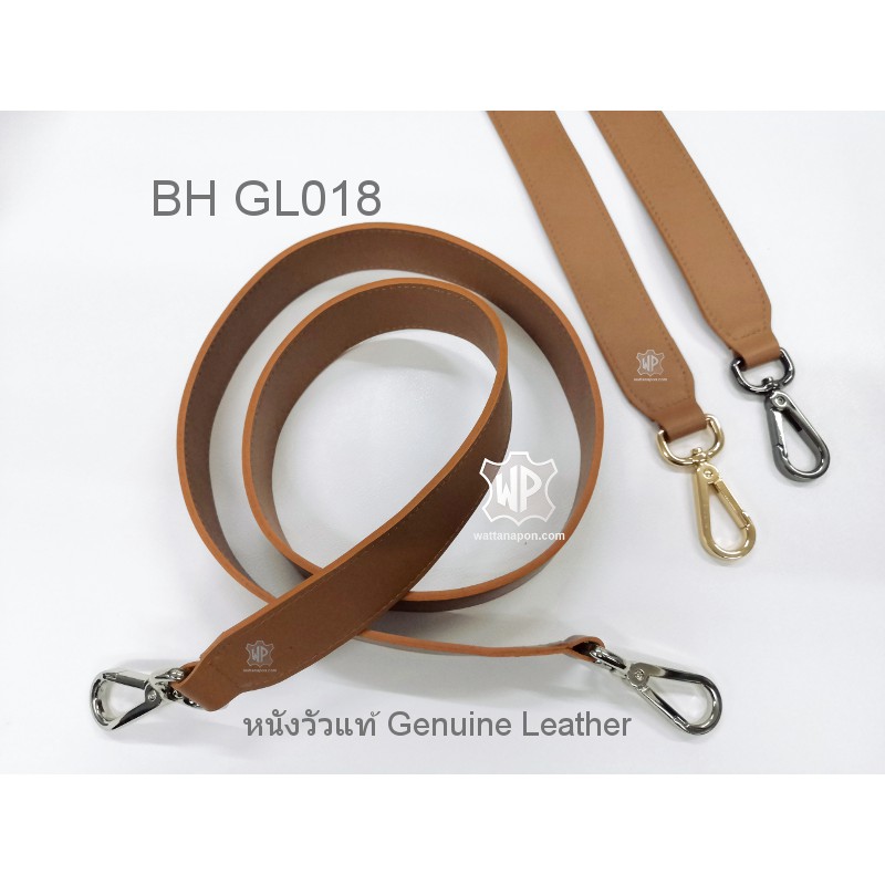 ภาพหน้าปกสินค้าBH GL018 สายกระเป๋า สายกล้อง หนังวัวแท้ leather shoulder strap 108cm