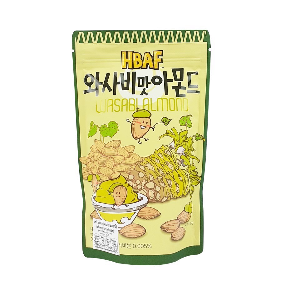 วาซาบิ อัลมอนด์ HBAF Wasabi Almond 190g | Shopee Thailand
