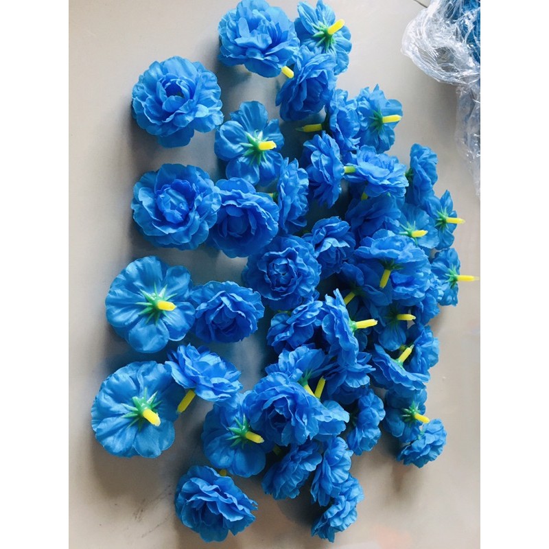 ดอกมะลิ-ดอกมะลิวันแม่-สีฟ้า-ดอกมะลิผ้าสีฟ้า-1ถุง50ดอก-ดอกมะลิปลอมสีฟ้า