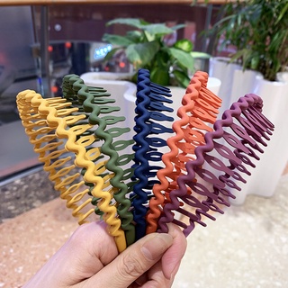 Bibitop ยางรัดผม กันลื่น หยักศก เครื่องประดับผม สีโมแรนดี้ เข้าได้กับทุกชุด