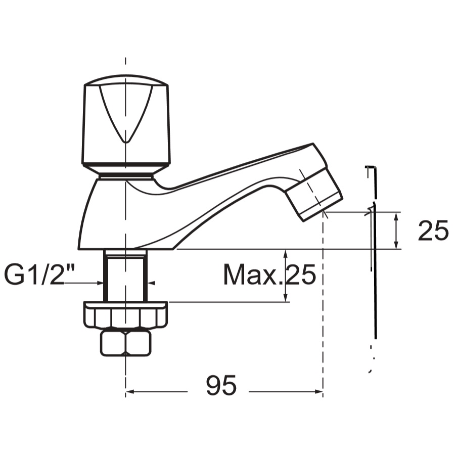 01-06-american-standard-a-7000c-ก๊อกน้ำเย็นอ่างล้างหน้า-เซรามิควาล์ว-รุ่น-jazz-a-7000