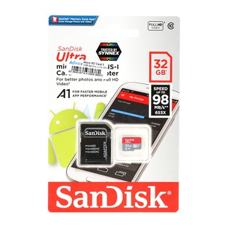 Micro SD 32GB SanDisk ULTRA (SDC10, Class 10) 98 MB