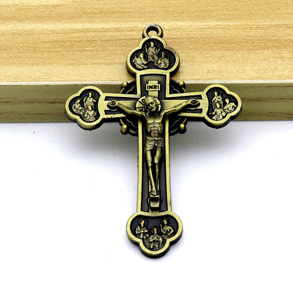 จี้สร้อยคอ-รูปไม้กางเขนพระเยซู-ศาสนาคริสต์-พระเยซู-ไม้กางเขน-สิบสอง-นักบุญ-ศาสนาคริสต์