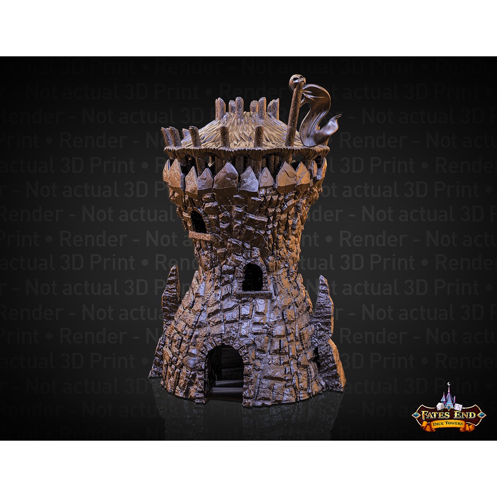 plastic-fates-end-dice-tower-for-board-game-tabletop-games-goblin-tower-หอคอยถอยเต๋า