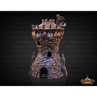 [Plastic] Fates End Dice Tower for Board Game/ Tabletop Games: Goblin Tower  - หอคอยถอยเต๋า