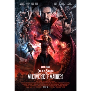 โปสเตอร์ หนัง Doctor Strange in the Multiverse of Madness (2022) POSTER 24”x35” นิ้ว Superhero Marvel Benedict Elizabeth