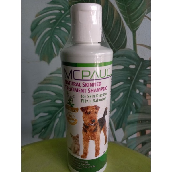 McPaul natural skinned treatment shampooแชมพูสมุนไพรบำบัดอาการทาง