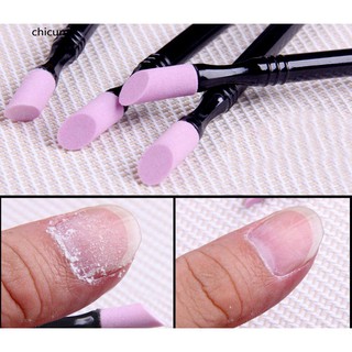 CHC_1Pc Double-end Grinding Pen DIY Dead Skin Cuticle Remover Nail Art Tool