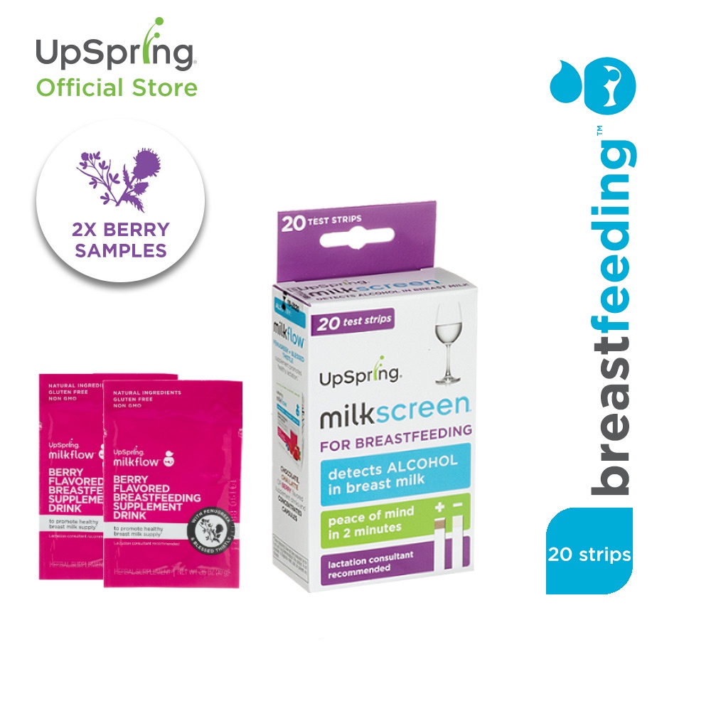 Upspring Milkscreen Test for Alcohol in Breast Milk for Breastfeeding