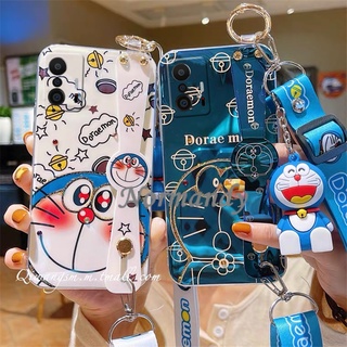 ภาพหน้าปกสินค้าเคสโทรศัพท์ 2021 New Phong Casing Xiaomi 11T Pro Mi 11 Lite 5G NE Mi 10T Pro Blu-ray Case Cute Cartoon Doraemon Doll Pendant TPU Softcase with Wristband Lanyard Protective Cover เคส ซึ่งคุณอาจชอบสินค้านี้