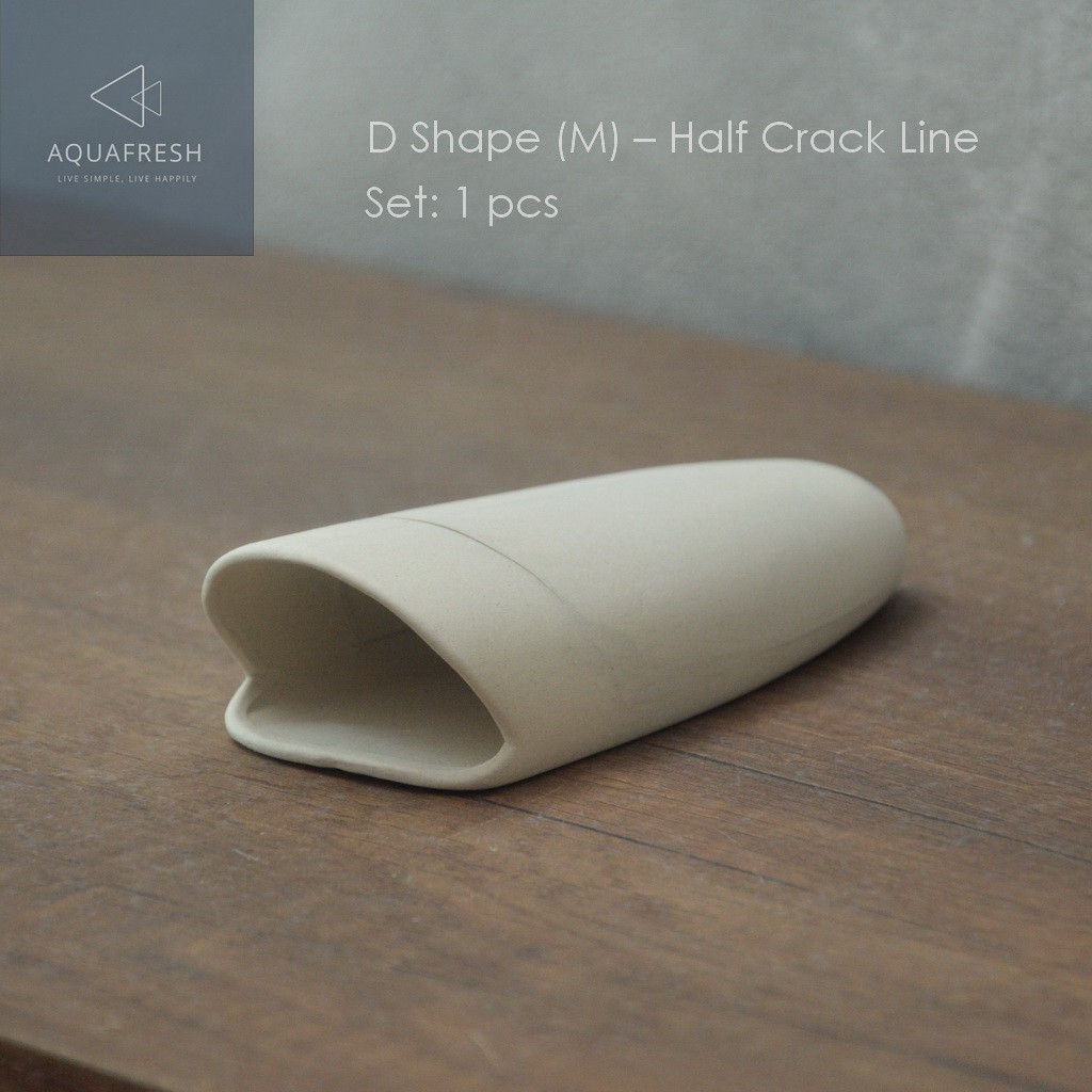 [Aquafresh] D-Shape (M Size) – Half Crack Line ถ้ำเพาะปลาซัคเกอร์สวยงาม ...