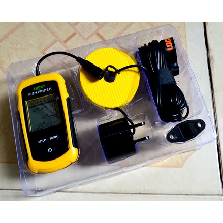 เครื่องหาปลาโซน่าพกพา-sonar-sensor-ระดับน้ำ-100-เมตร