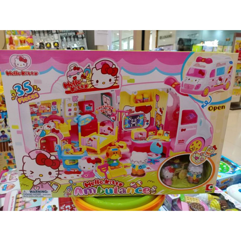 hello-kitty-ambulance-เซตรถพยาบาล-คิตตี้แท้