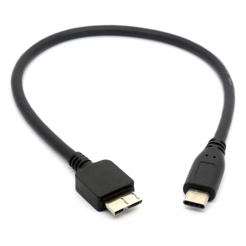 USB C ถึง Micro USB ประเภทสายเคเบิ้ล C To Micro B สำหรับ WD My PassPort ...