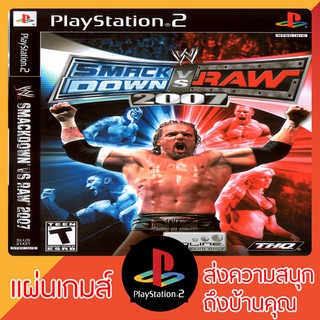 แผ่นเกมส์ PS2 WWE SmackDown vs. Raw 2007