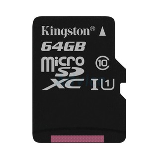 ภาพหน้าปกสินค้าอุปกรณ์เก็บข้อมูล Micro SD 64GB Class 10 Kingston (100MB/s.) ของแท้ !! ใช้กับสมาร์ทโฟน กล้องหน้ารถยนต์ กล้อง IP Camera ที่เกี่ยวข้อง