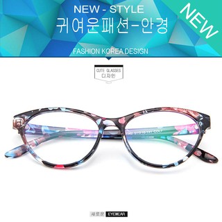 Fashion แว่นตา เกาหลี แฟชั่น แว่นตากรองแสงสีฟ้า รุ่น 2362 C-7 หลากสีลาย ถนอมสายตา (กรองแสงคอม กรองแสงมือถือ)