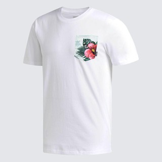 ADIDAS เสื้อยืด ORIGINALS FLORAL POCKET TEE แท้ สี WHITE