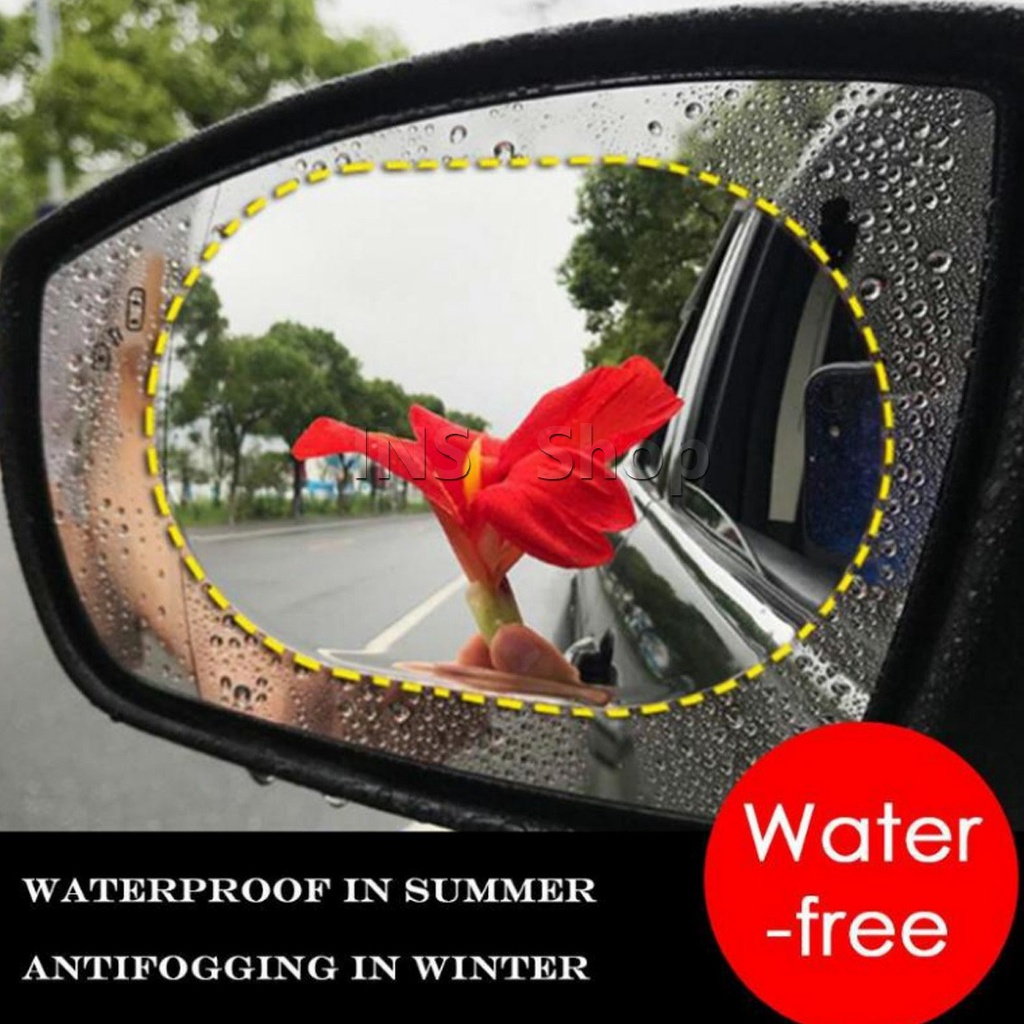 ราคาและรีวิวINS ฟิล์มกระจกมองหลัง รถยนต์ ป้องกันฝน หมอก ล้างกระจกมองหลัง Waterproof membrane for car