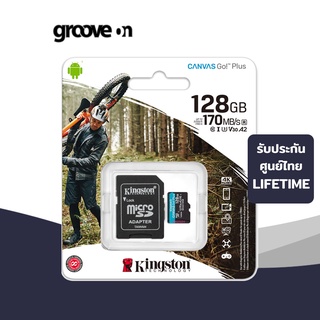 ภาพหน้าปกสินค้า[แท้ พร้อมส่ง] Kingston 128GB Canvas Go! Plus MicroSD Full HD & 4K UHD 170MB/s Read Memory Card + SD Adapter SDCG3 ที่เกี่ยวข้อง