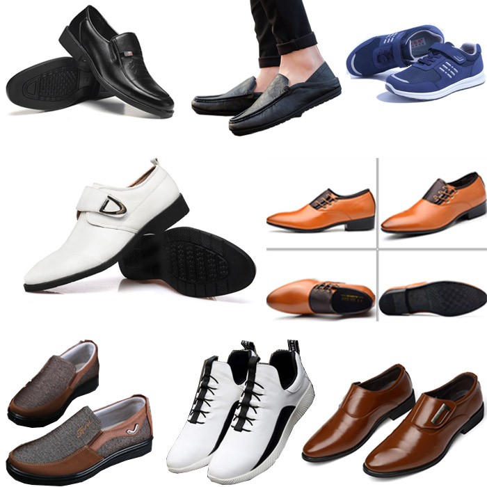 ภาพหน้าปกสินค้า(ลดล้างสต็อก 1) รองเท้าหนัง รองเท้าแฟชั่นผู้ชาย รองเท้าใส่ออกงาน *มีมากกว่าในรูป*