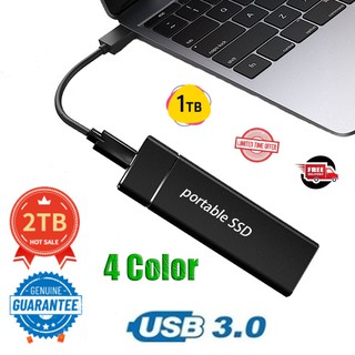 สินค้า Original External USB 3.1   2TB 1TB 500GB Mobilee Hard Drive