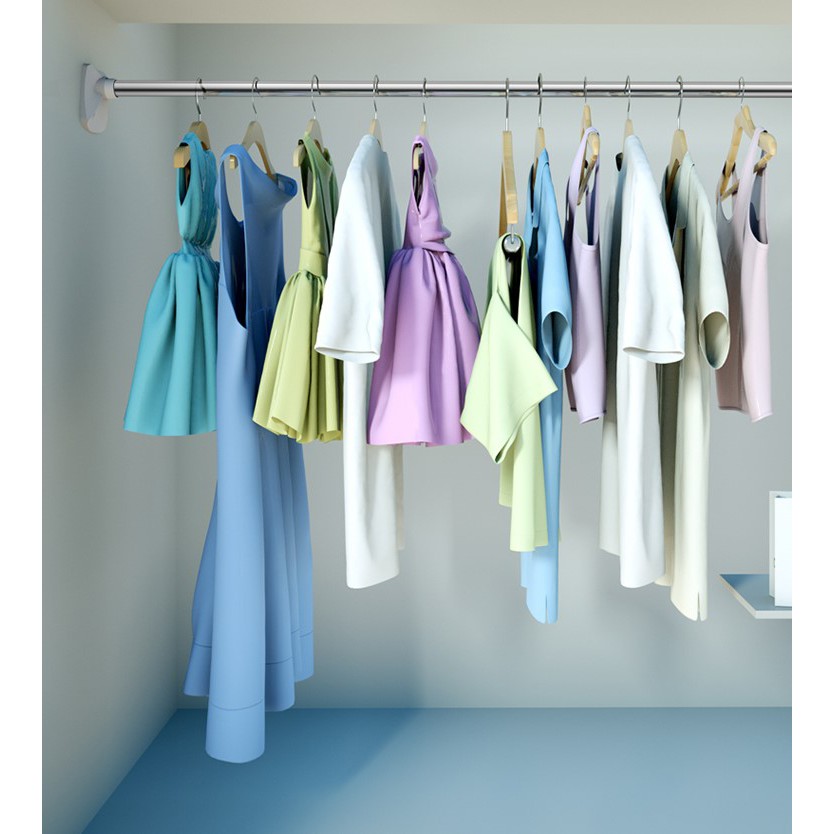 ภาพสินค้าราวผ้าม่าน ราวแขวนสแตนเลส ม่านอาบน้ำ ราวอเนกประสงค์ จากร้าน mingda2020 บน Shopee ภาพที่ 8