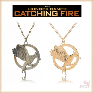 ☀ The Hunger Games: สร้อยคอ พร้อมจี้จับไฟ ☀ จี้นกอินทรีย์ สร้อยคอ เครื่องประดับ ของขวัญ 1 ชิ้น