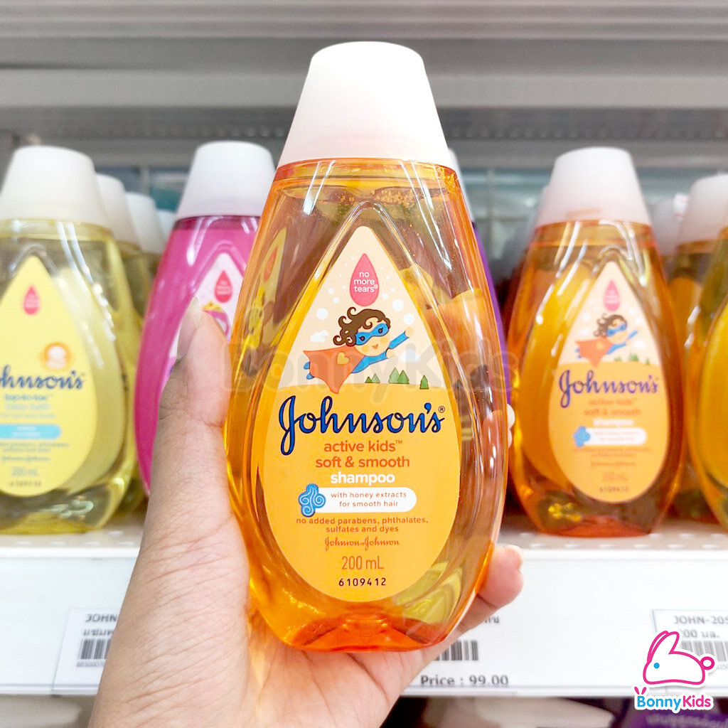 johnsons-shampoo-จอห์นสัน-แชมพู-แชมพูสระผมสำหรับเด็ก-ขนาด200ml