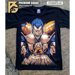 เสื้อยืดผ้าฝ้ายพรีเมี่ยม PG 42 Dragon Ball Z เสื้อยืด หนัง นักร้อง เสื้อดำ สกรีนลาย ผ้านุ่ม PG T SHIRT S M L XL XXL