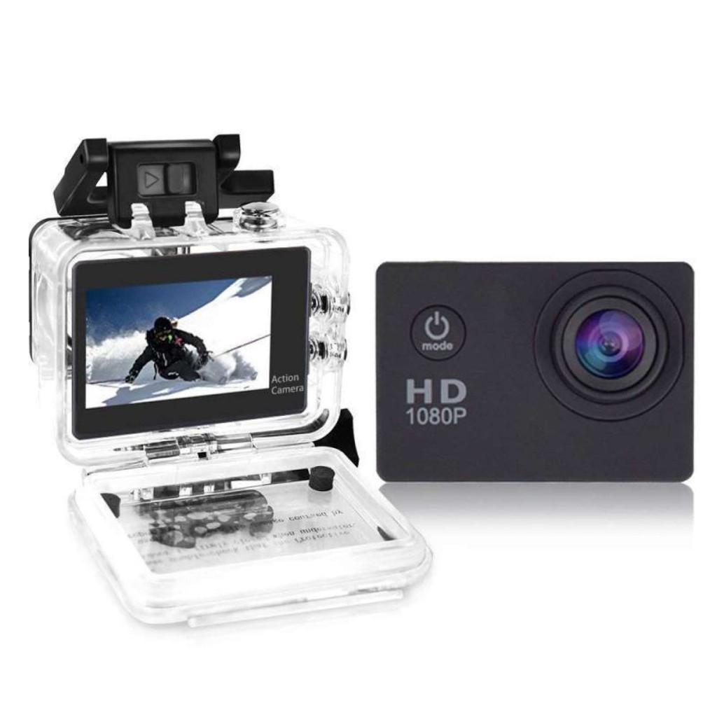 ภาพสินค้ากล้องกันน้ำ Sport Cam waterproof กันน้ำ W7 Sport Action Camera 1080P จอ 2 นิ้ว พร้อมอุปกรณ์ จากร้าน luojunxin2007 บน Shopee ภาพที่ 5