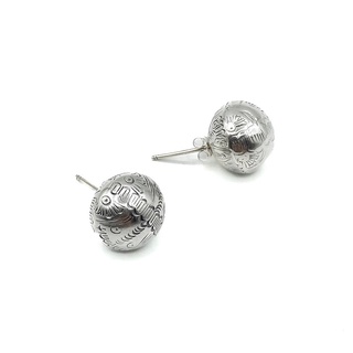 DSP จี้หูเงินตอกลาย เงินแท้ 925 : DSP 925 Sterling Silver Earing [ESPC0014]