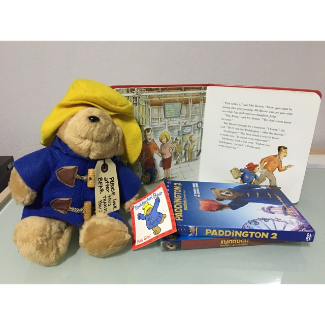 paddington-giftset-ชุดหนังสือนิทานภาษาอังกฤษ-ของคุณหมีแพดดิงตัน-พร้อมตุ๊กตาจากอังกฤษ-และ-dvd