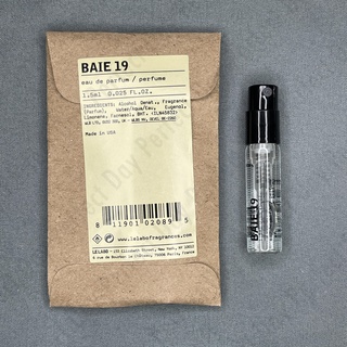 「น้ำหอมขนาดเล็ก」Le Labo Baie 19, 2019 1.5ML