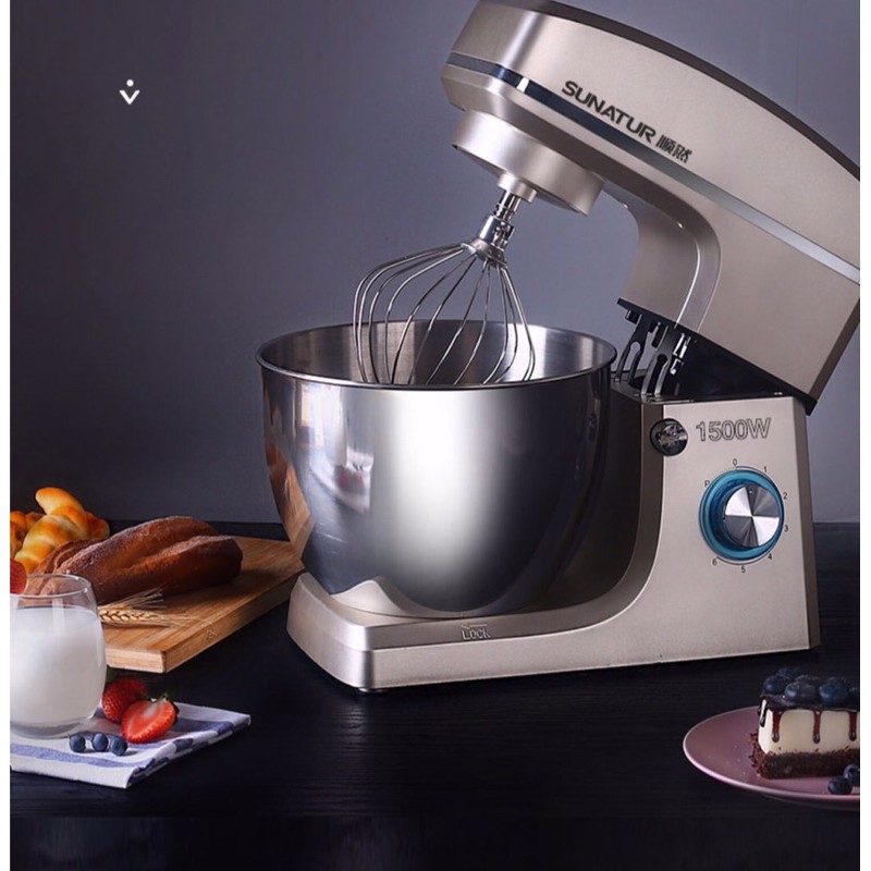 พร้อมส่ง-8-ลิตร-เครื่องตีแป้ง-เครื่องนวดแป้ง-chef-machine-household-and-noodle-machine-egg-kneading-machine