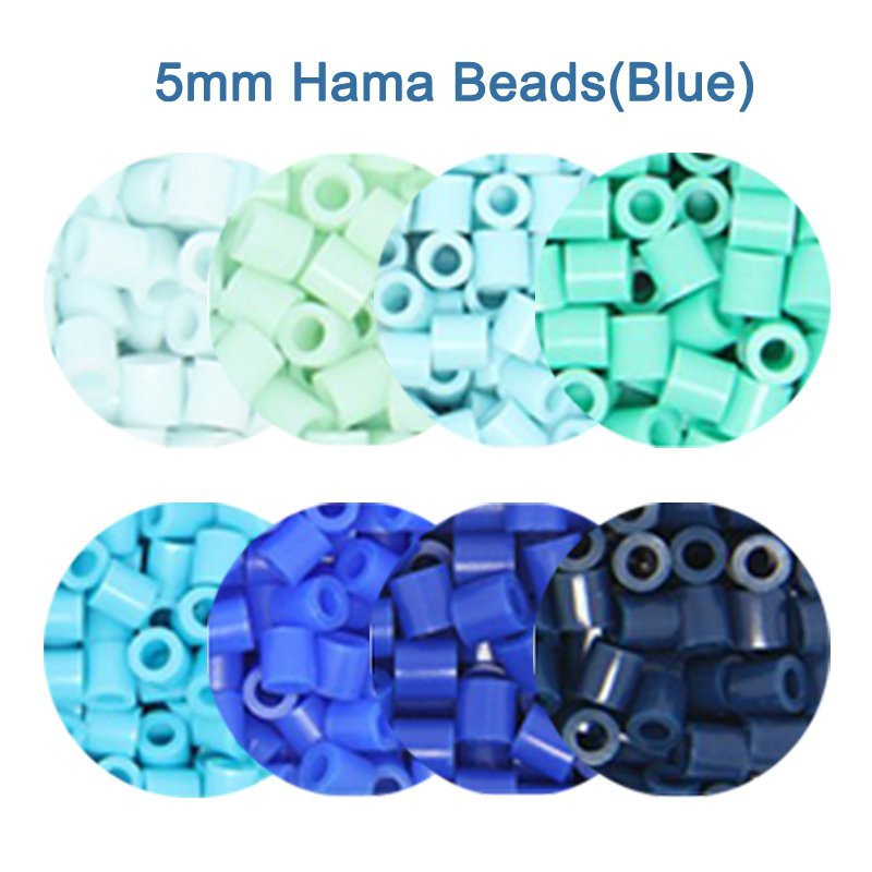 1000 pcs/Bag 5mm Hama Beads Puzzle Perlen Iron Beads Diy Perler Fuse Bead  Intelligence Educational Toys