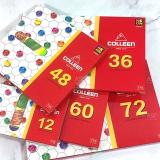 ภาพหน้าปกสินค้าสีไม้ ดินสอสีคอลลีน สีคอลลีน Colleen รุ่นหัวเดียว สีธรรมดา/นีออน  12/36/48/60/72 สี (775) ที่เกี่ยวข้อง